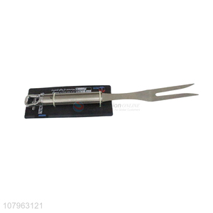 High quality stainless steel bbq skewer fork tools for sale