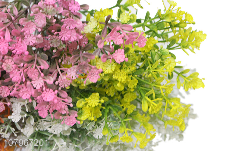 Top quality multicolor simulation plants creative flower arranging