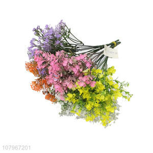 Top quality multicolor simulation plants creative flower arranging