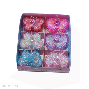 New hot sale plastic little girls jewelry box case princess box