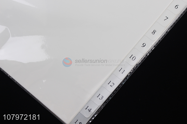 China sourcing white paper subject divider index divider for sale
