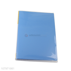 Good quality durable school office file folder clear data book wholesale