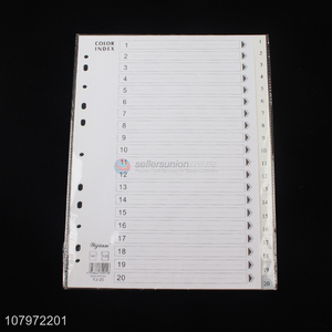 Wholesale from china school office paper index dividers for sale