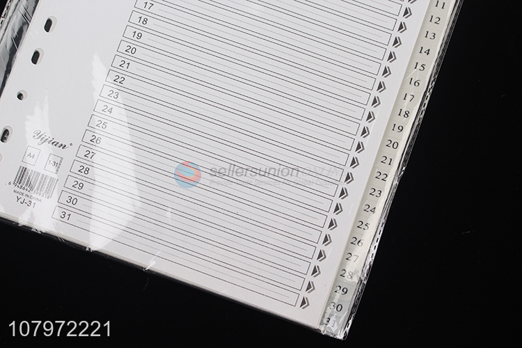 Best price white paper index divider index cards subject dividers