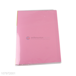Hot selling plastic clear pocket display book file folder wholesale