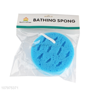 Most popular round shape baby bath sponge bathroom product