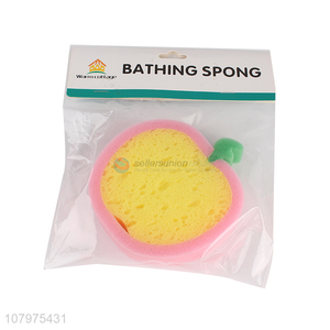 Yiwu market peach shape shower sponge children bath sponge