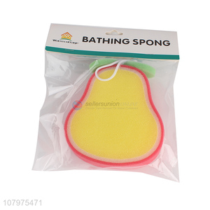 Latest arrival pear shape children kids bath sponge for infants