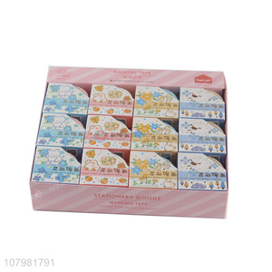 Factory price cute stationery decorative washi tape for sale