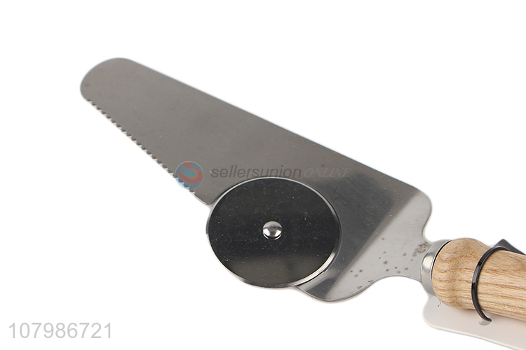 Good quality stainless steel pizza cutter wheel pizza shovel for sale