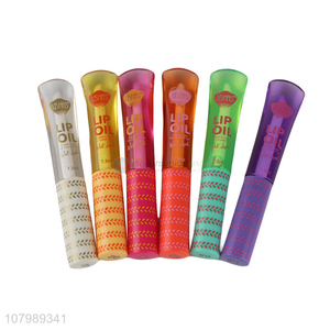Good quality multicolor lip oil lipstick lady cosmetic set
