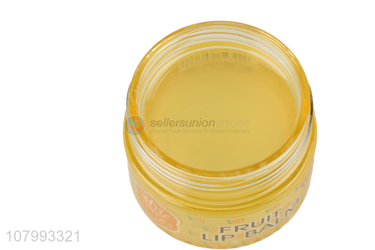 China factory moisturizing fruit lemon lip balm lip gloss for sale