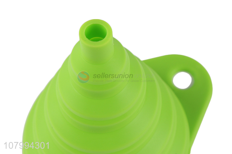 Good Quality Household Multipurpose Silicone Foldable Funnel