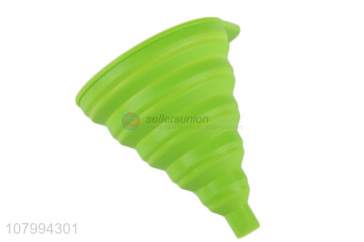 Good Quality Household Multipurpose Silicone Foldable Funnel
