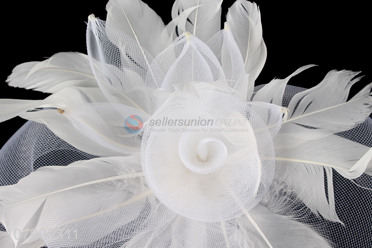 China factory women tea party top hat bridal fascinator hat hair accessories