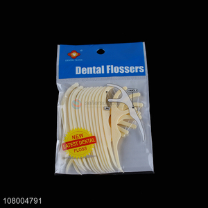 Good quality plastic dental floss portable cleaning toothpick for sale