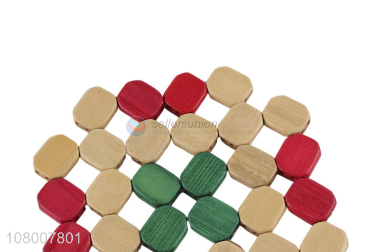 New design classical bamboo household heat resistant mat pad wholesale