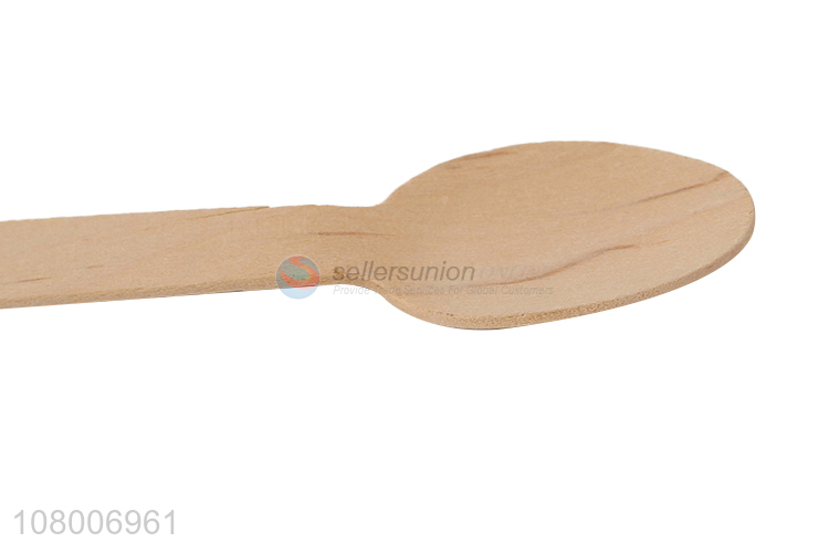 Good quality natural color disposable wooden ice cream scoop for sale