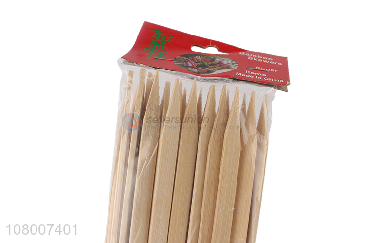 Factory supply disposable long barbecue bamboo skewer sticks