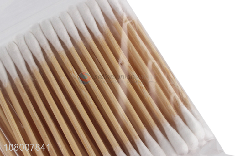 Most popular personal care cleaning wooden stick cotton swabs wholesale