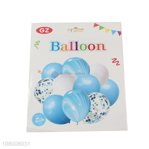 Yiwu wholesale round shaped inflatable balloons set for wedding party