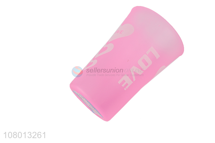 Yiwu market pink plastic multipurpose cup mouthwash cup