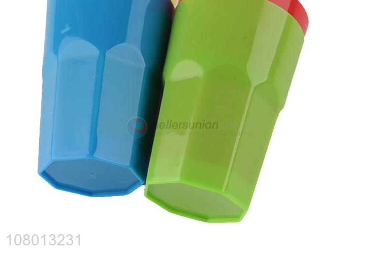 New products multicolor plastic cup mouthwash cup for household
