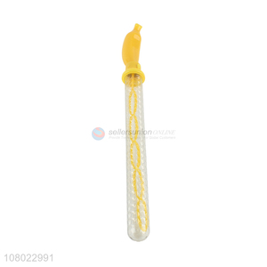 Popular product yellow bubble wand children blowing bubble toy