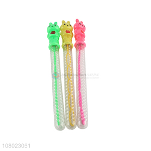 Best selling multicolor cartoon bunny bubble wand for children