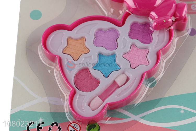 Yiwu market turn cover cartoon bear cosmetics toys set for children