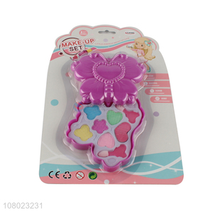 Yiwu wholesale play house cartoon butterfly cosmetic toy girl