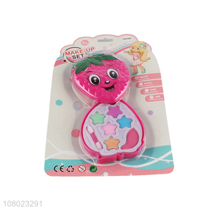 Yiwu market turn cover strawberry cosmetics toys for children
