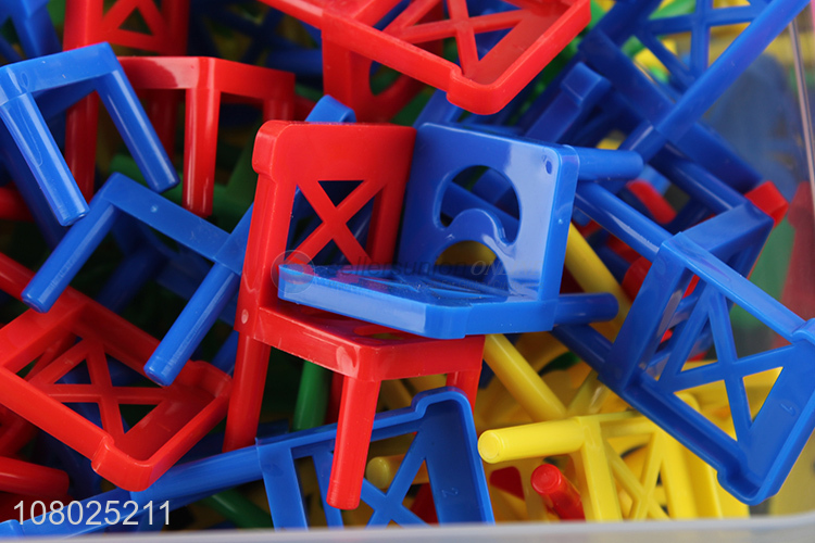 High Quality Mini Chairs Stacking Game Educational Toy