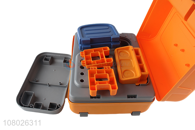 Most popular trolley case plastic tools repair toy set for kids
