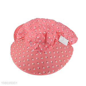 Good selling fashion women gardener hat for face protection