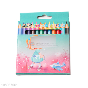 Fashion Design 12 Colors Pencils Kids Drawing Pencils