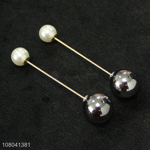 New arrival fashion pearls brooch lapel pins for clothing decoration