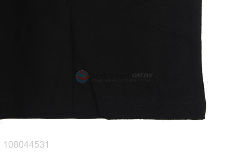 Yiwu market balck short-sleeved POLO shirt wholesale