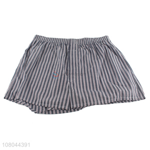 Good wholesale price grey strip summer pajamas shorts