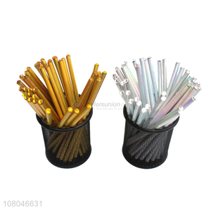 Wholesale cheap 72 pieces blackwood pencils writing pencil with diamond