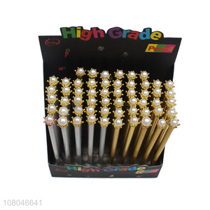 New arrival 60 pieces blackwood pencils writing pencil with pearl crown