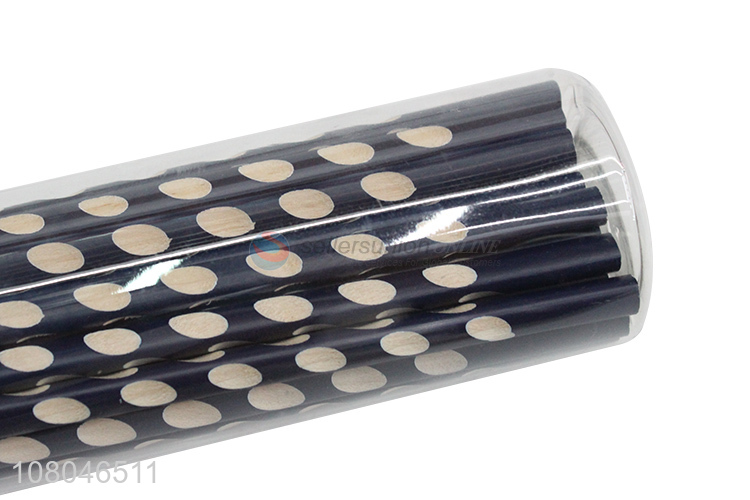 Low price 30 pieces wooden pencils HB pencils with black pencil lead