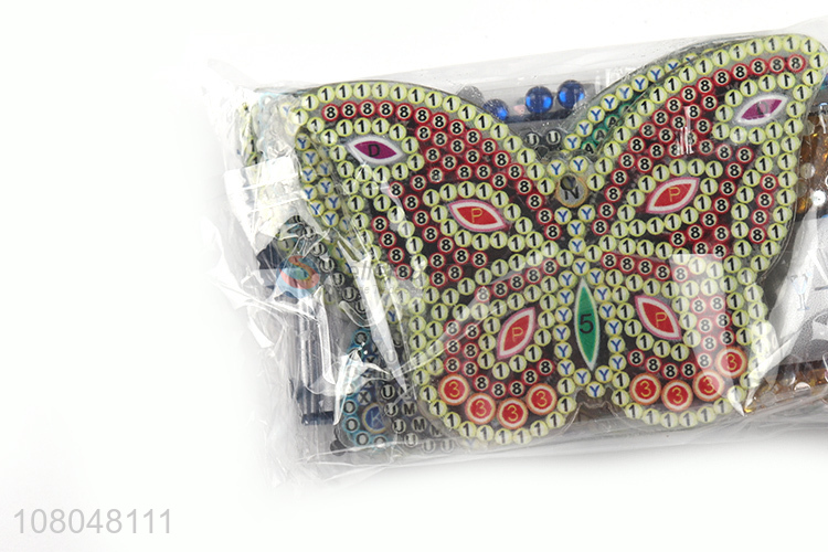 Yiwu supplier DIY keychain handmade butterfly pendant