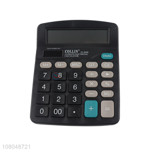 Factory price 12 digits electronic calculator dual power desktop calculator