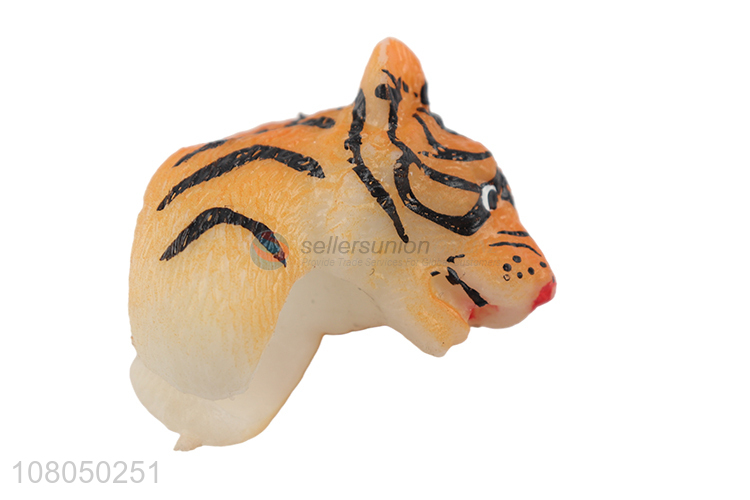 Good price creative tiger head ring toy wholesale