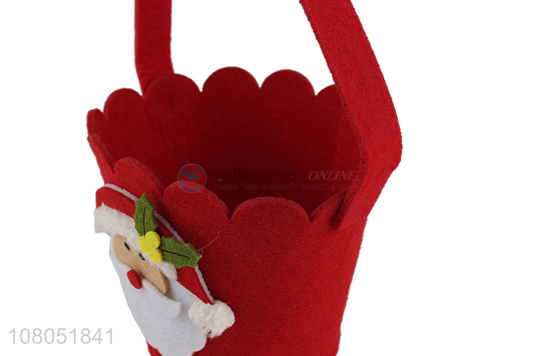 Good selling fashion christmas hand gift bag felt bag