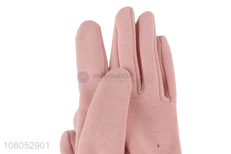 Best selling pink ladies gloves portable cycling gloves