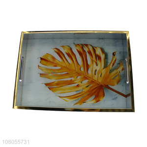 Factory supply delicate design hotel food serving tray