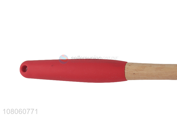 Online wholesale food-grade spaghetti spatula with wooden handle