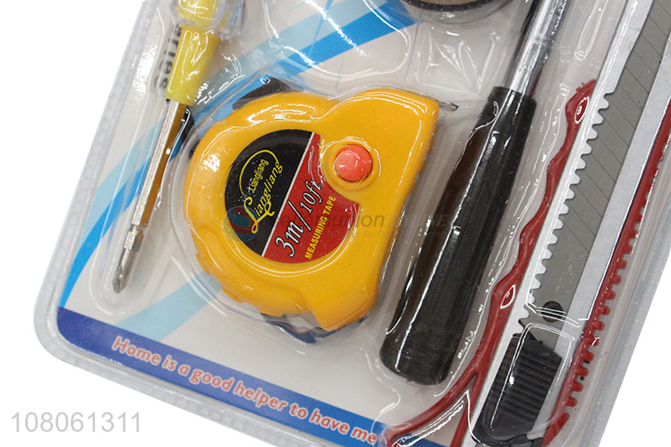 Wholesale tools set screwdriver utility knife tape measure adhesive tape